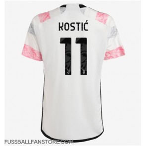 Juventus Filip Kostic #11 Replik Auswärtstrikot 2023-24 Kurzarm